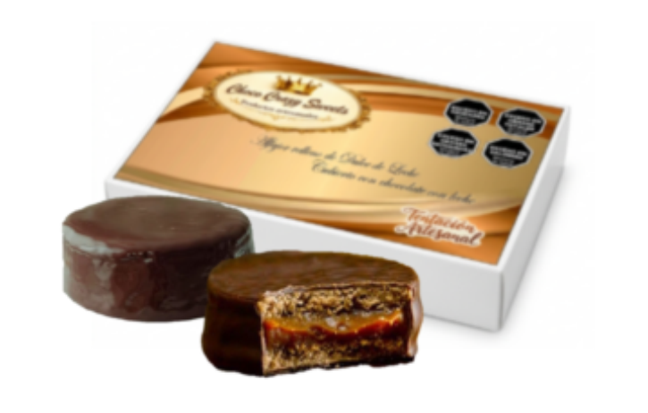 Caja x 6 Alfajores Chocolate con leche
