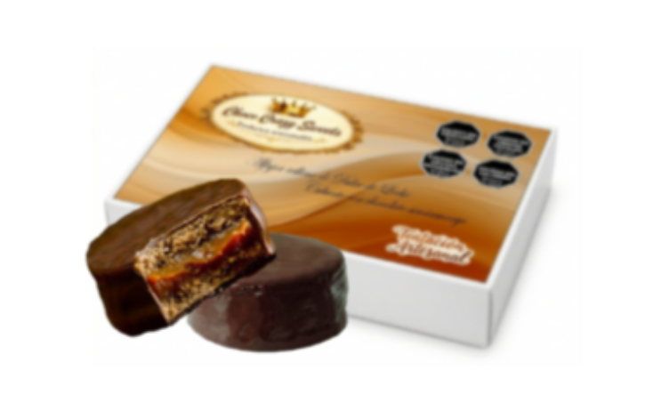 Caja x 6 Alfajores chocolate semiamargo