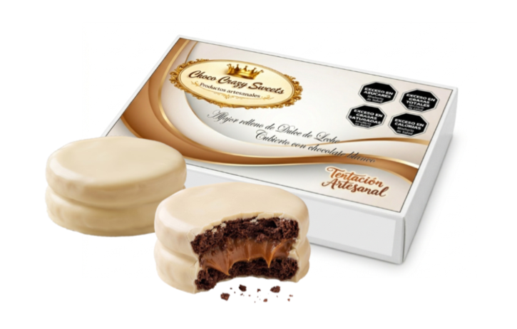 Caja x 6 Alfajores Chocolate blanco