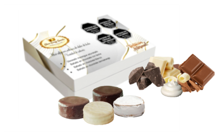 Caja x 12 Mini alfajores variedad de sabores