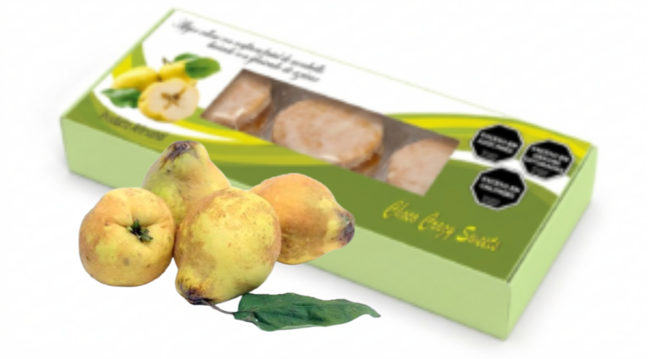 Caja Alfajores Frutales x 3u membrillos