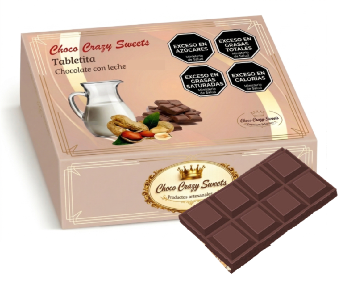 Caja x 18 Tabletitas de chocolate con leche