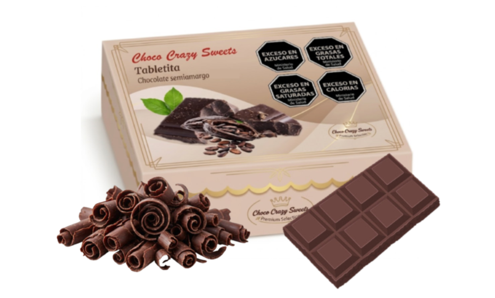 Caja x 18 Tabletitas de chocolate semiamargo