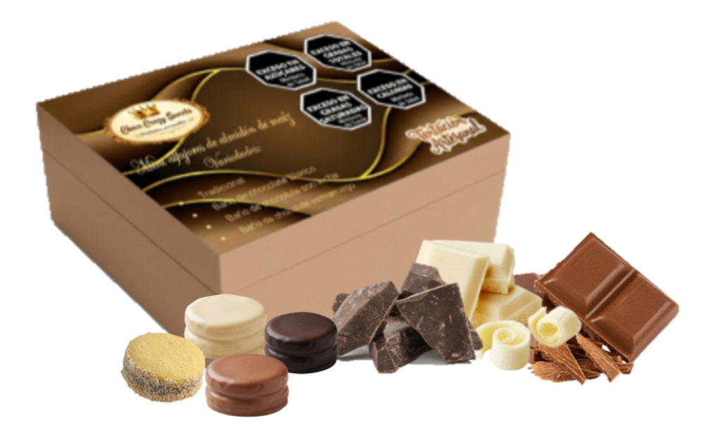 Caja x 12 Mini alfajores de almidón de maíz variedad de sabores