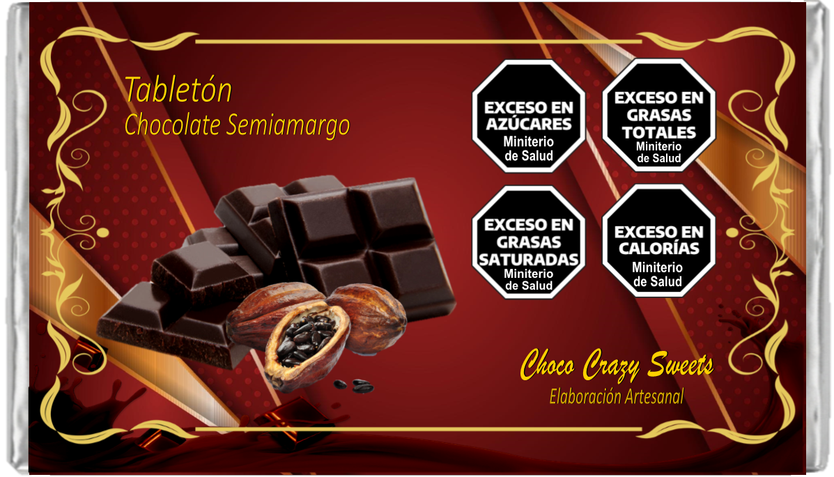 Tabletón Chocolate semiamargo