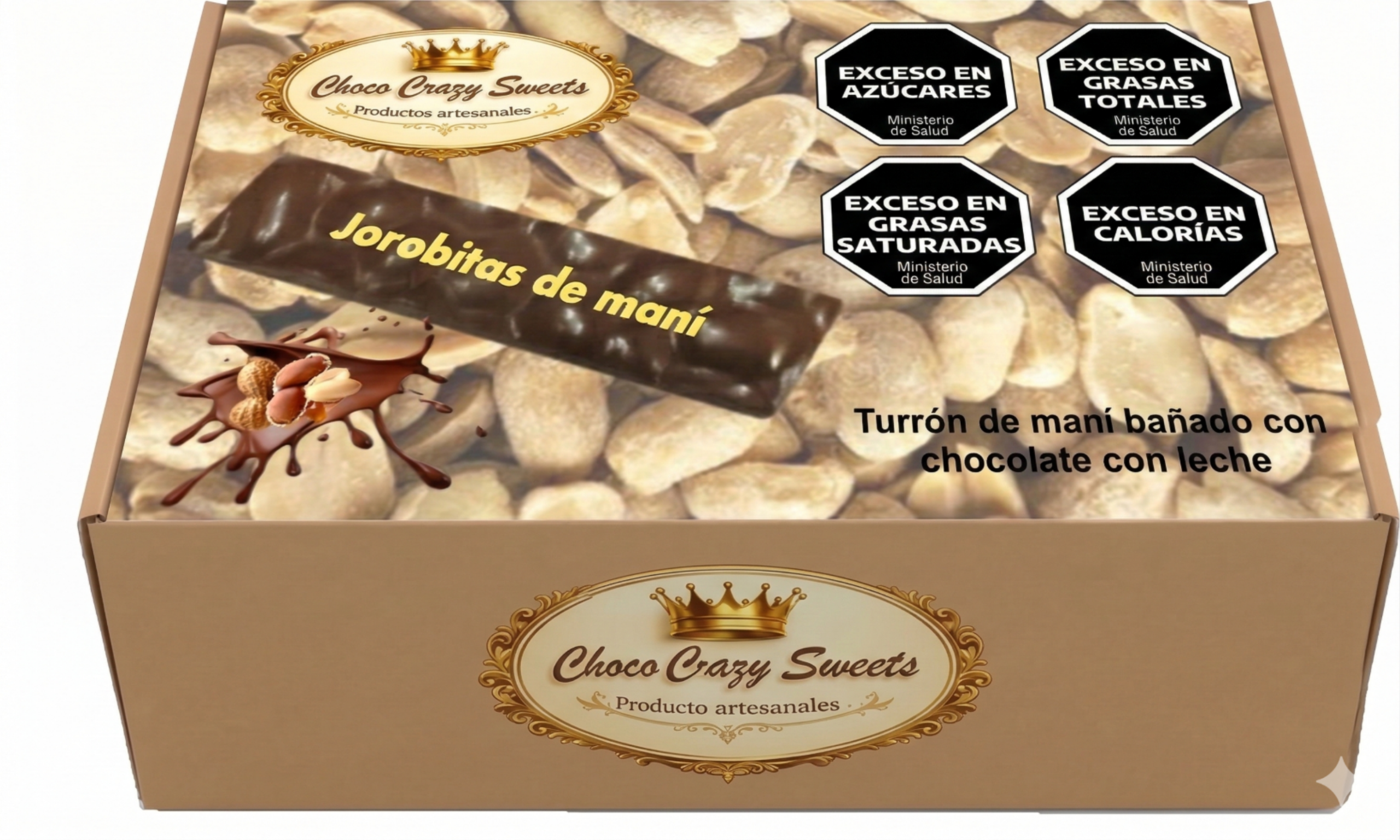 Caja x 6 Jorobitas de maní