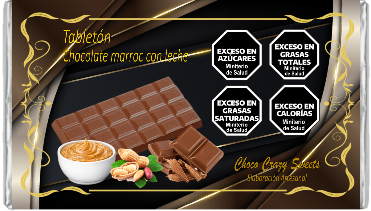 Tabletón Marroc con leche
